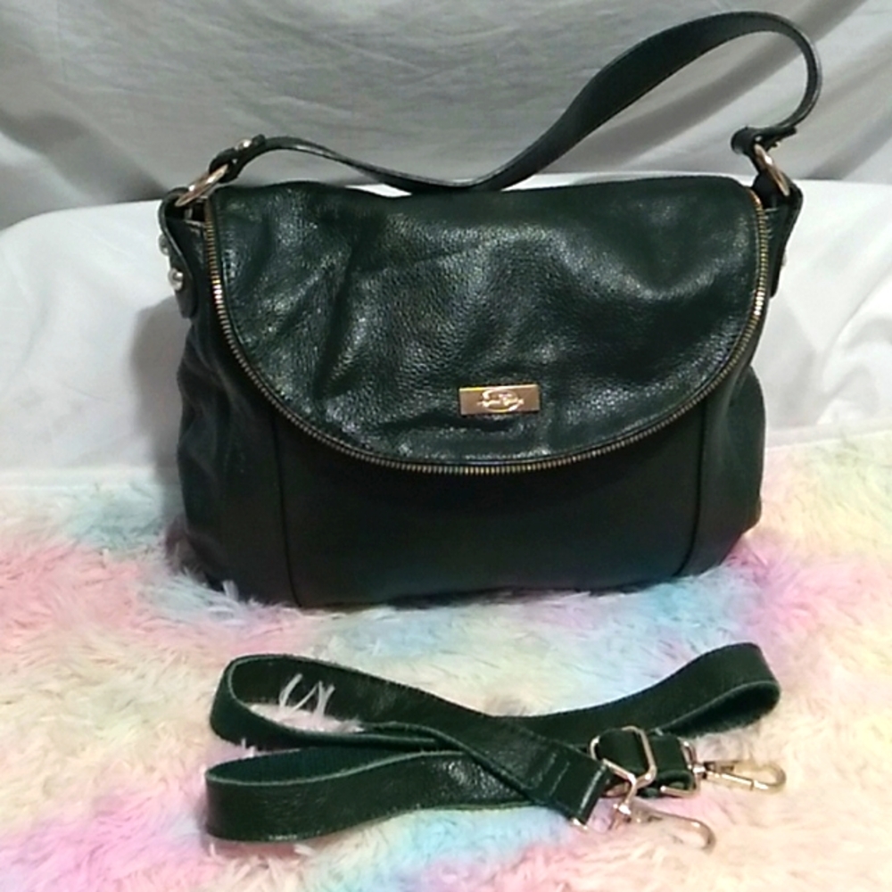 (#2) Onna Elrich Emerald Green Shoulder/Crossbody Bag W Strap Gently Used